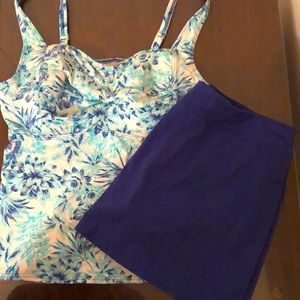 Two piece bathing suit